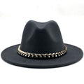 ARIELLA Fedora Hat in Dark Gray