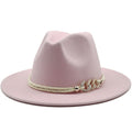 MERCELLA Fedora Hat in Pink