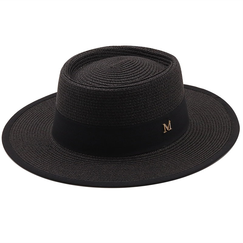 ROUXI Straw Boater Hat
