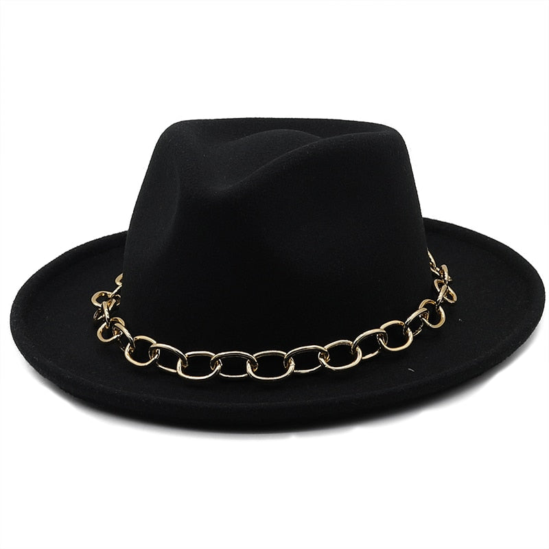LIZA Fedora Hat in Black