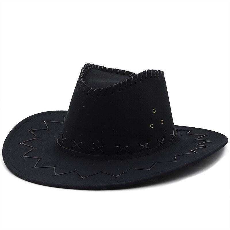 OLAF Men's Felt Cowboy Hat in Black