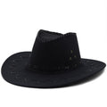 OLAF Men's Felt Cowboy Hat in Black