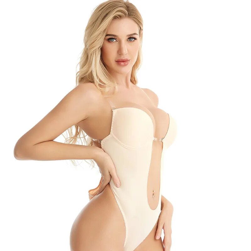 SHPWR-20 Backless Body Shaper + Push Up Bra