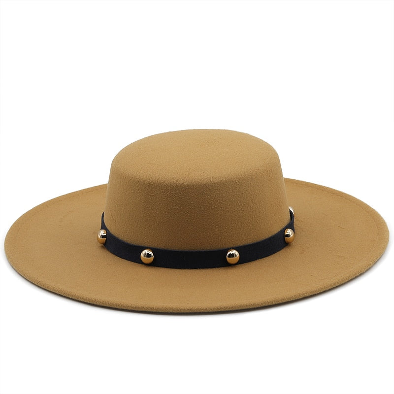 ADALYN Fedora Hat in Tan