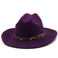TENILLE Fedora Hat in Purple