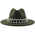 RAYNE Fedora Hat in Green