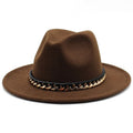 ARIELLA Fedora Hat in Brown