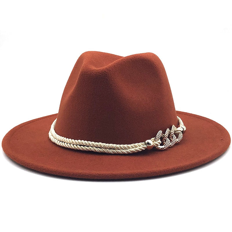 MERCELLA Fedora Hat in Caramel