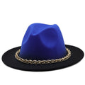 AURELIA Fedora Hat in Blue/Black
