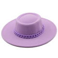 REENA Fedora Hat in Taro Purple