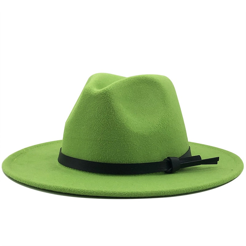 ARTHUR Men's Felt Fedora Hat in Green