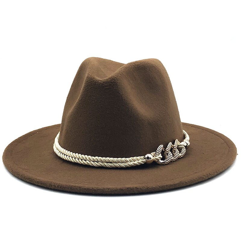 MERCELLA Fedora Hat in Khaki
