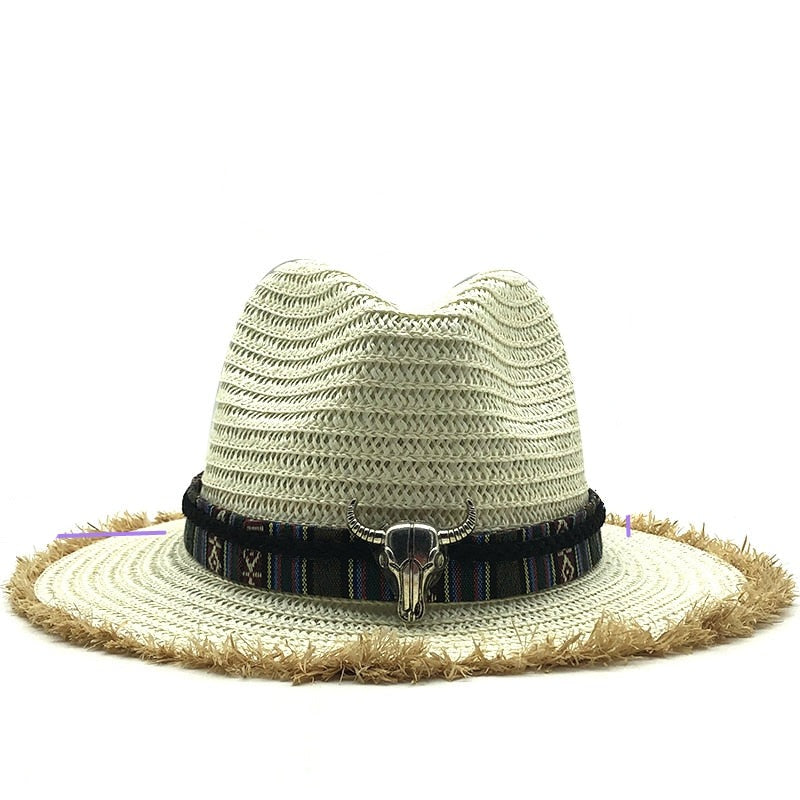 ENCIAH Fedora Hat in White