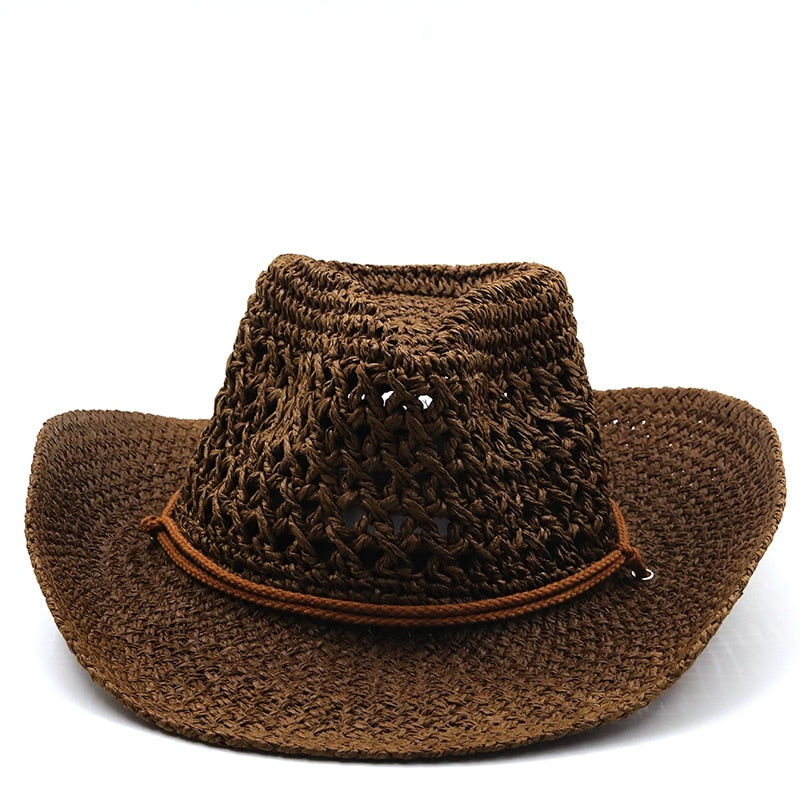 SIGISMUND Men's Straw Cowboy Hat