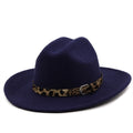 AYLA Fedora Hat in Navy