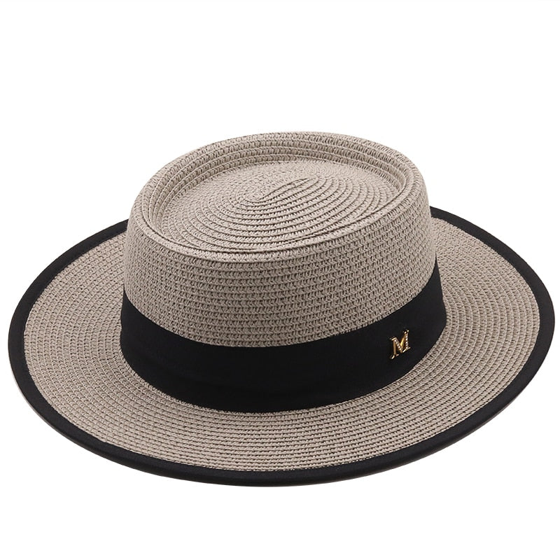 ROUXI Straw Boater Hat