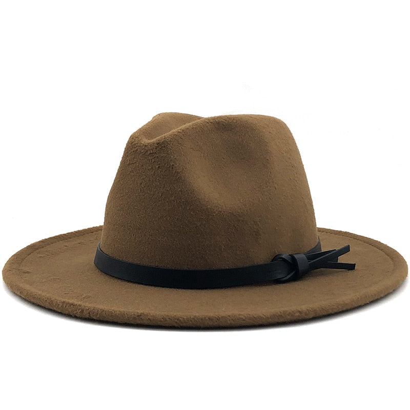 ARTHUR Men's Felt Fedora Hat in Khaki