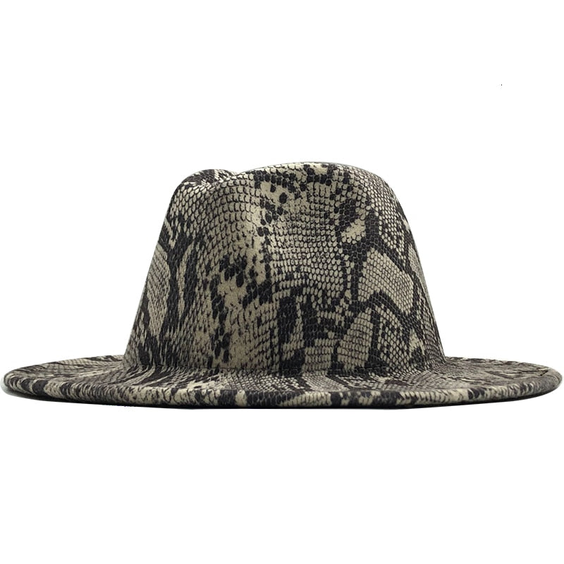 HADLEY Fedora Hat in Beige/Black