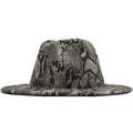 HADLEY Fedora Hat in Beige/Black