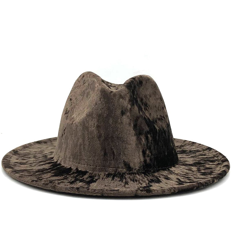 ZANA Fedora Hat in Brown
