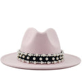 RAYNE Fedora Hat in Pink
