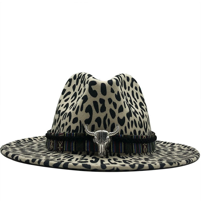 YULIA Fedora Hat in Ivory White