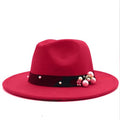 SEVYN Fedora Hat in Red