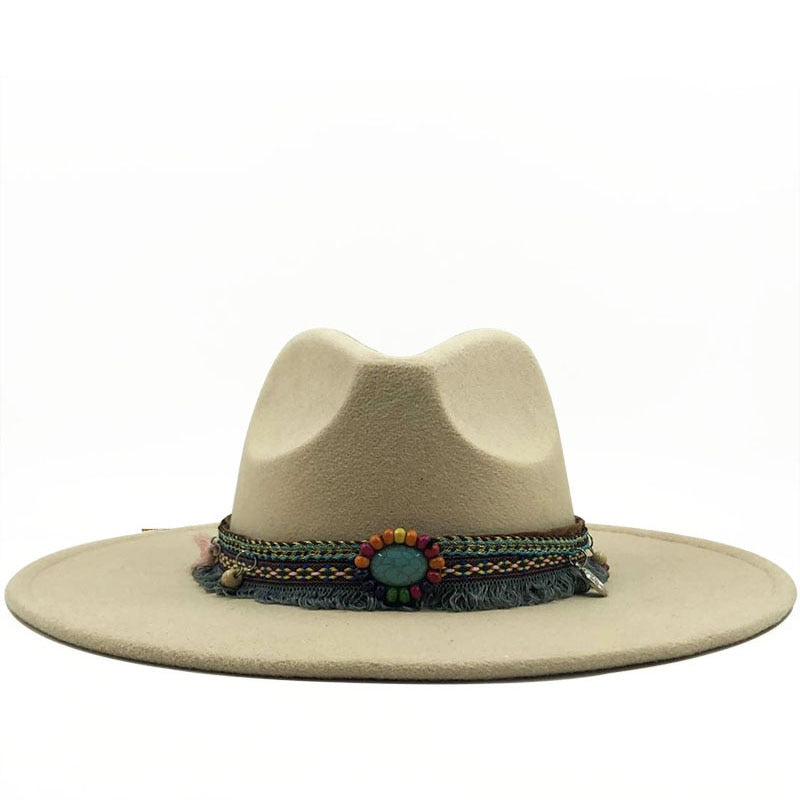 IVANA Fedora Hat in Beige
