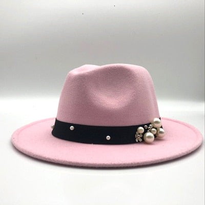 SEVYN Fedora Hat in Pink