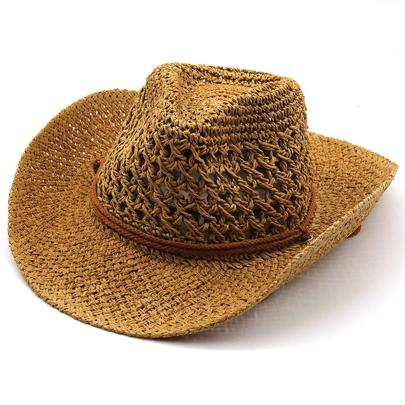 SIGISMUND Men's Straw Cowboy Hat
