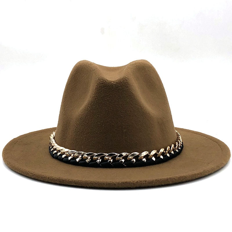 ARIELLA Fedora Hat in Khaki