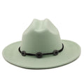GEORGE Men's Felt Fedora Hat in Mint Green