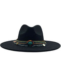 IVANA Fedora Hat in Black