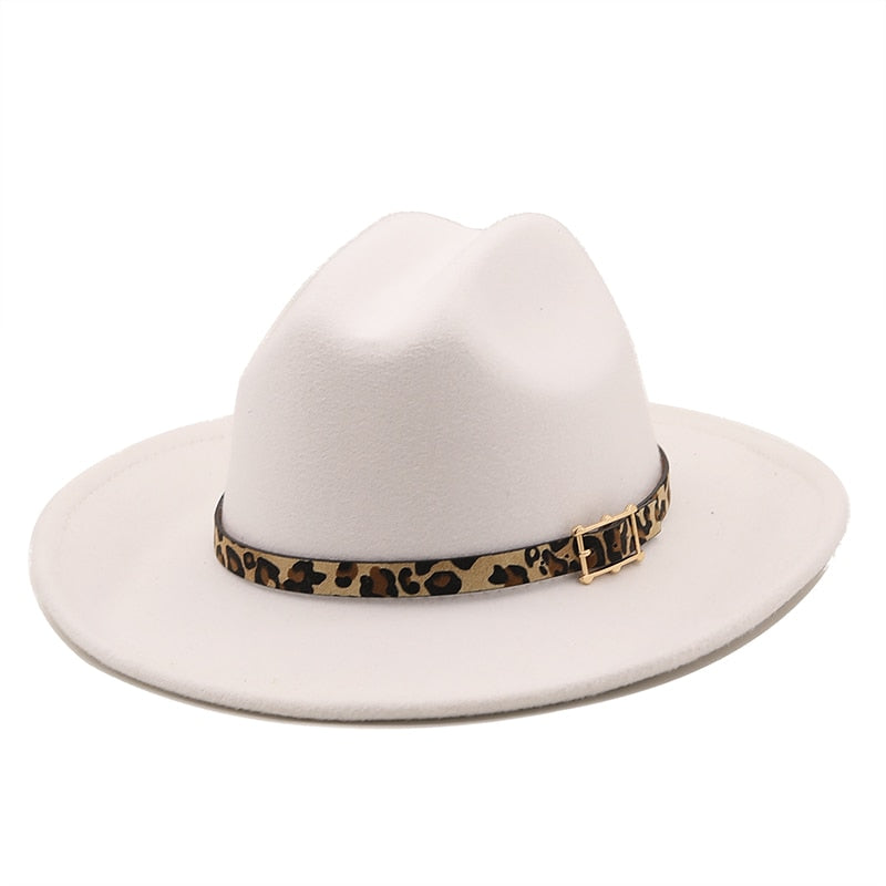 TENILLE Fedora Hat in White