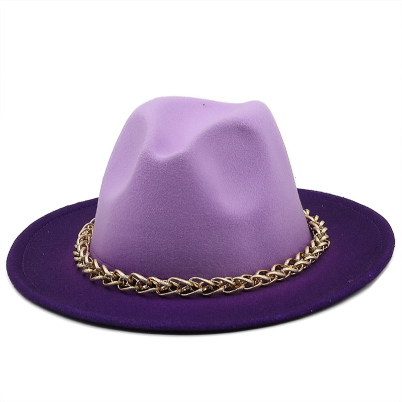 AURELIA Fedora Hat in Purple