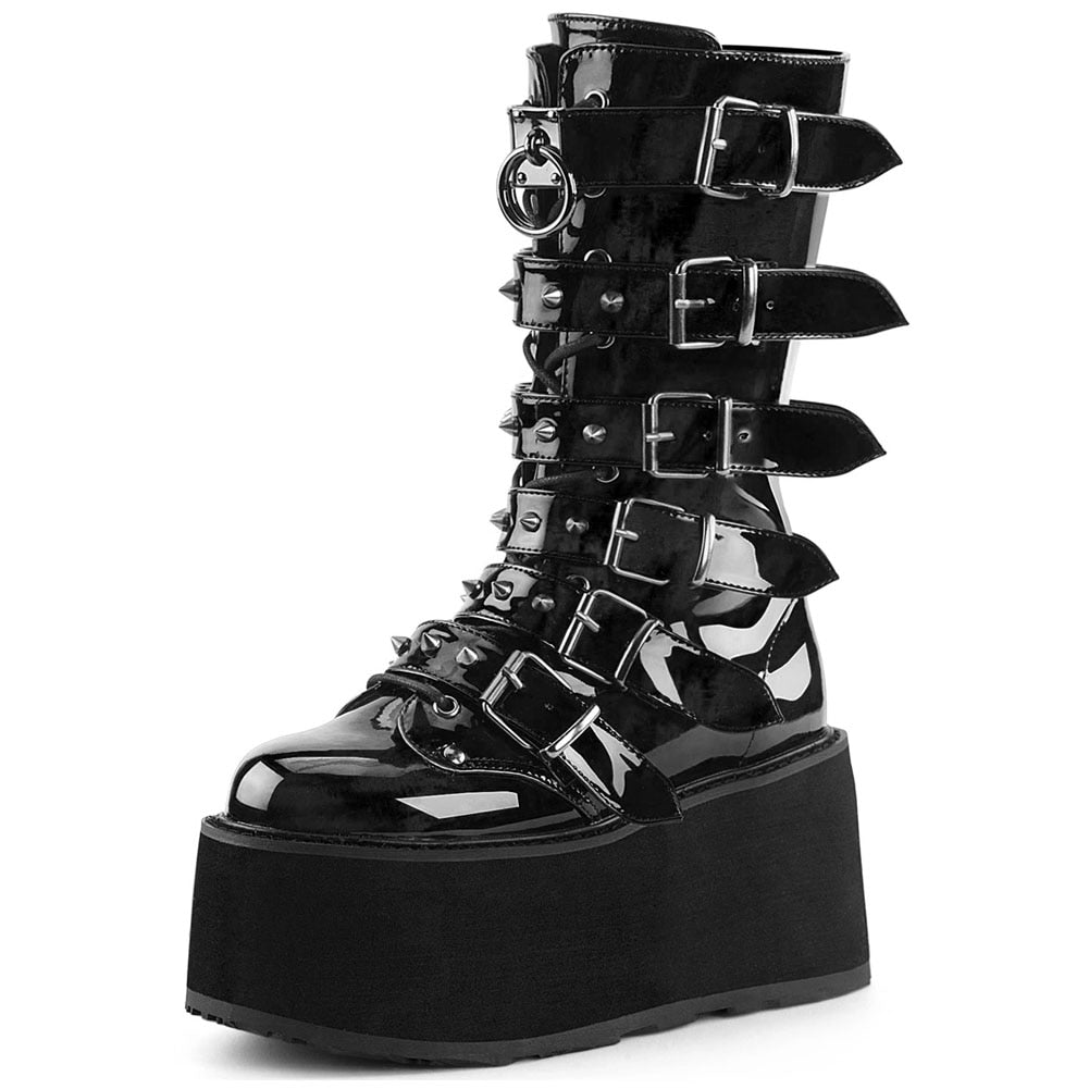 NOVA High Heel Boots in Black