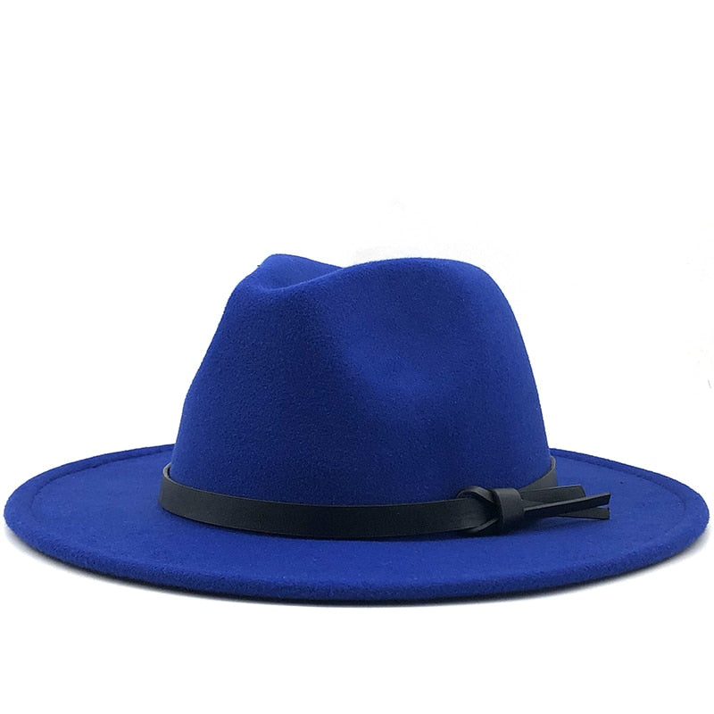ARTHUR Men's Felt Fedora Hat in Blue