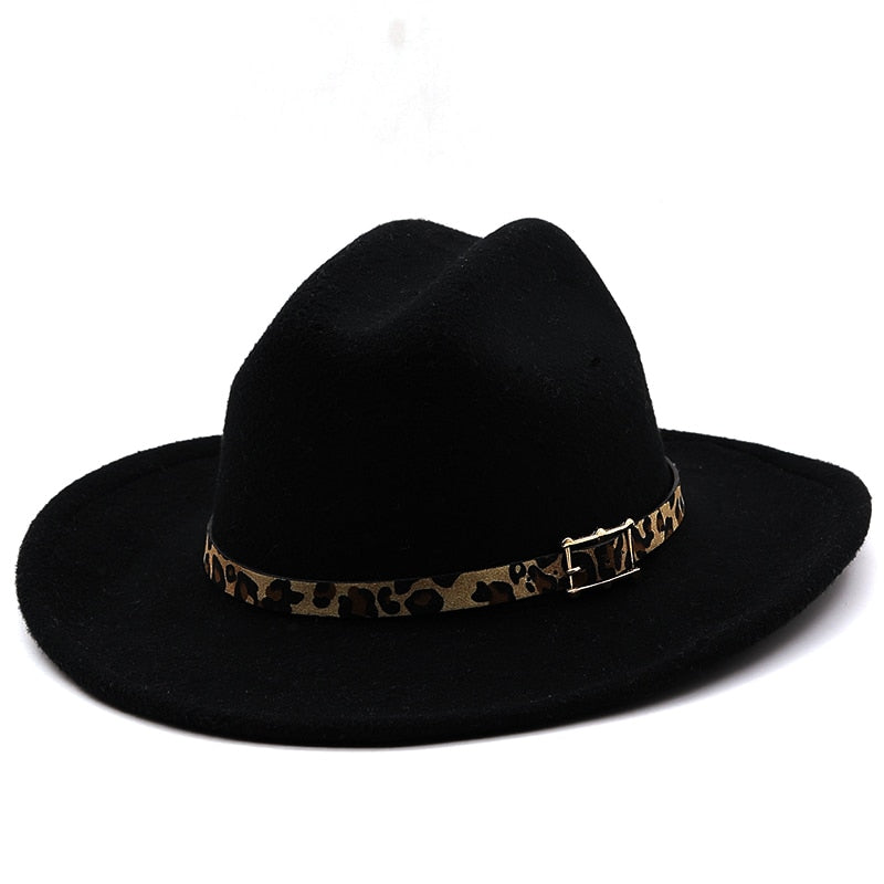 TENILLE Fedora Hat in Black