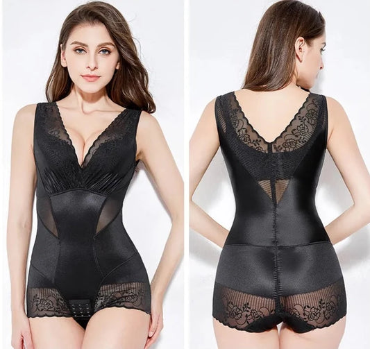 SHPWR-7 Tummy Control Lace Body Shaper