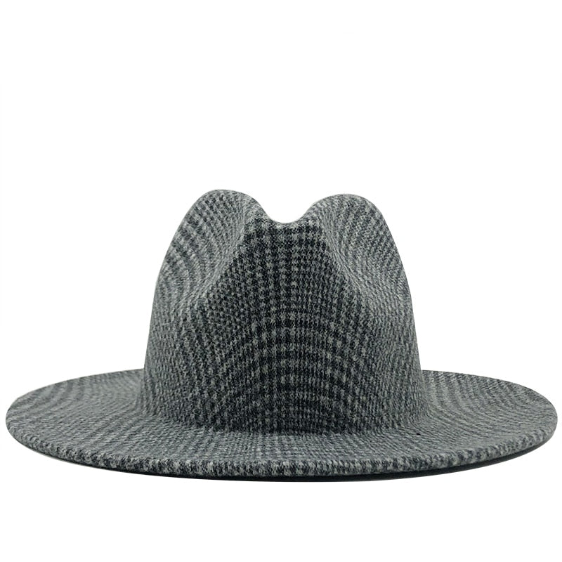 HENRY Men's Felt Fedora Hat in Black