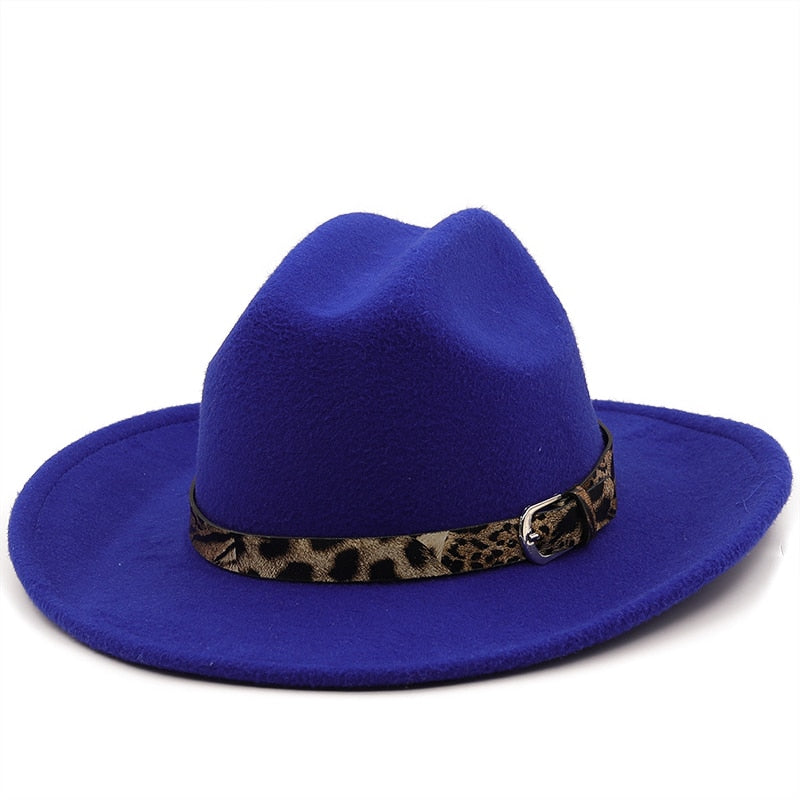 AYLA Fedora Hat in Blue