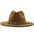 KELSEY Fedora Hat in Light Khaki