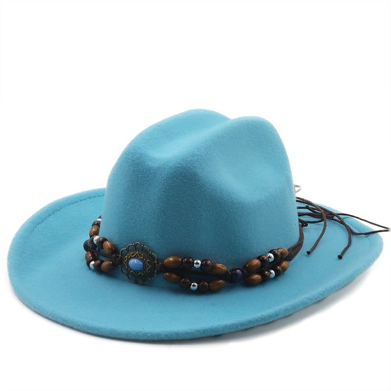 RULA Fedora Hat in Lake Blue