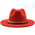 ARIELLA Fedora Hat in Orange