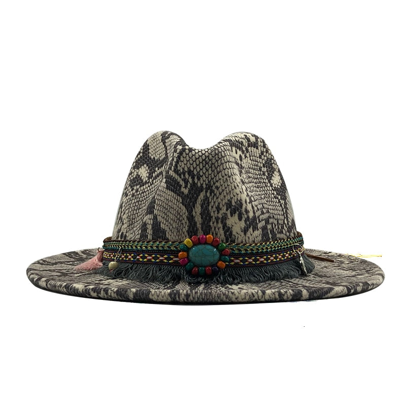 LAYNE Fedora Hat in Beige