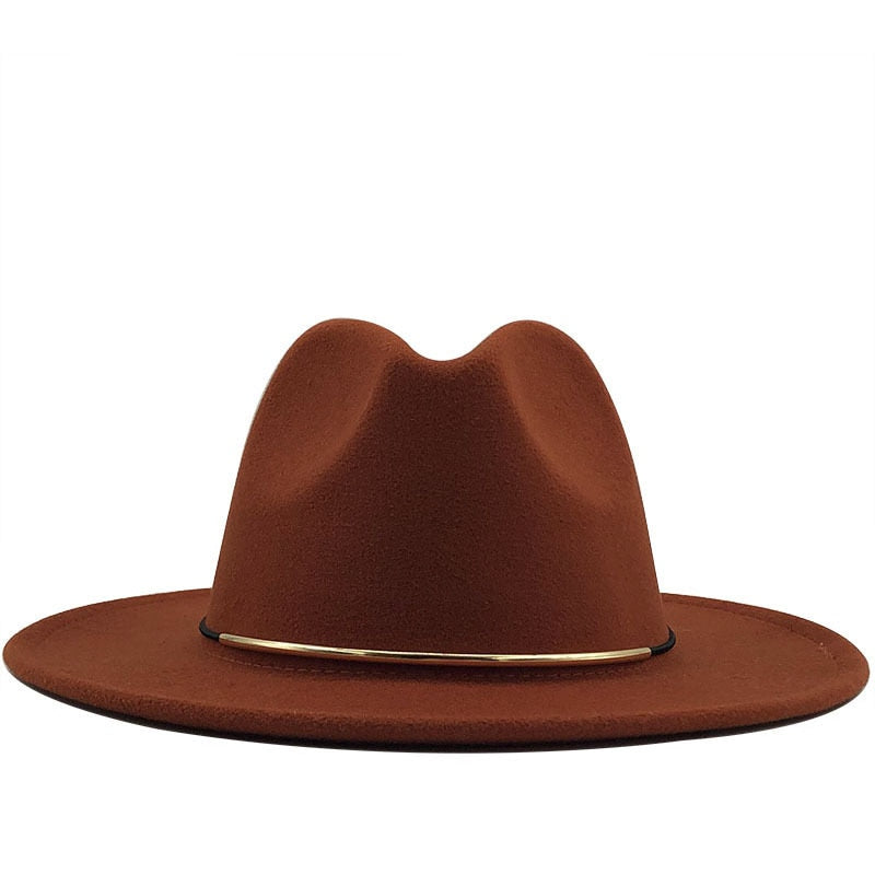 LUDWIG Men's Felt Fedora Hat