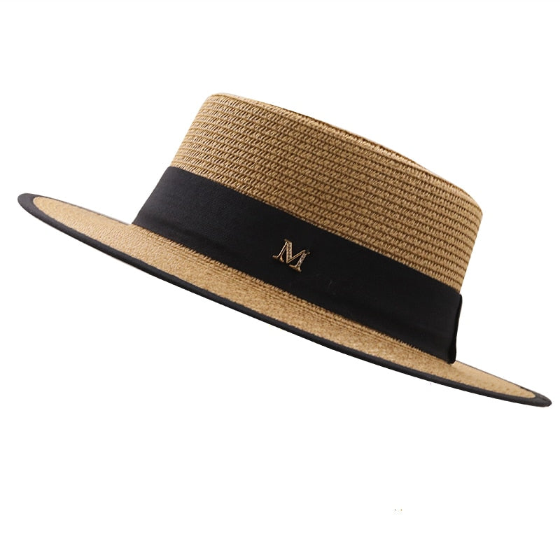 ROUXI Straw Boater Hat