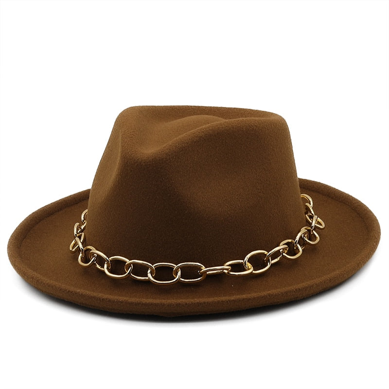 LIZA Fedora Hat in Khaki
