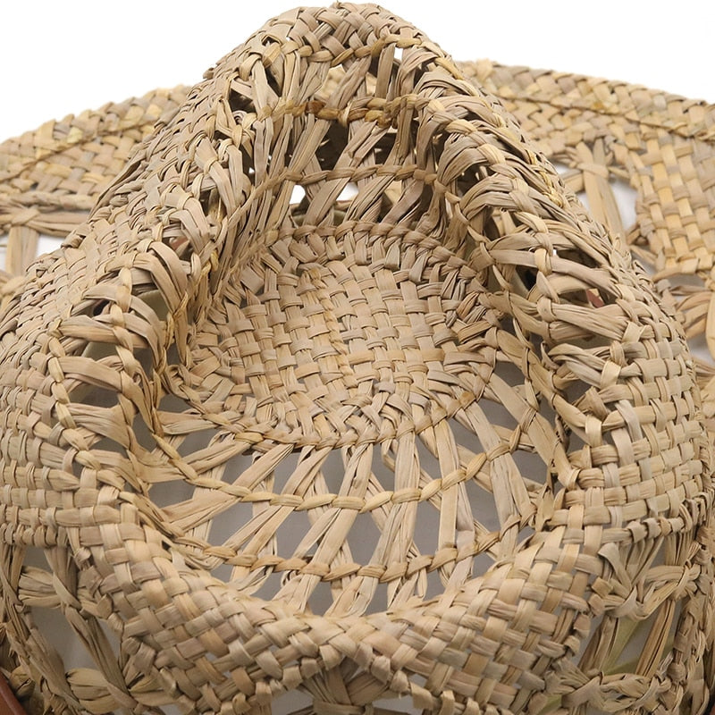 GUTHRUM Men's Straw Cowboy Hat