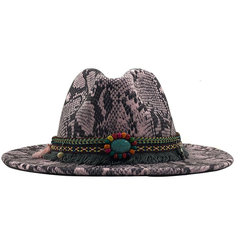 LAYNE Fedora Hat in Pink